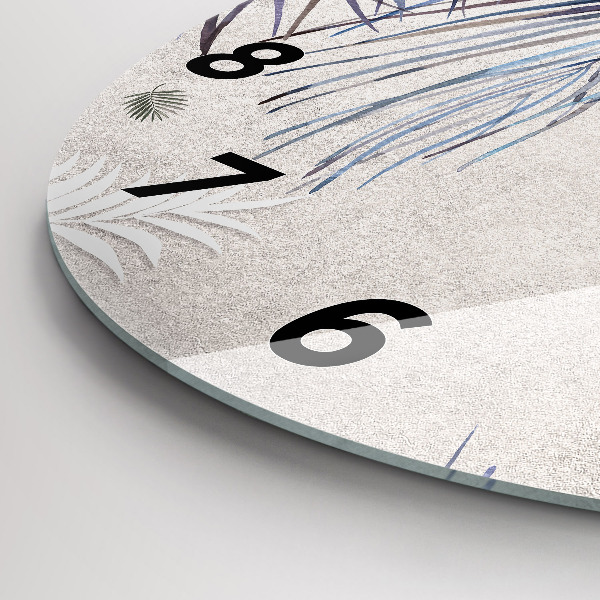 Okrúhle hodiny Palmový list