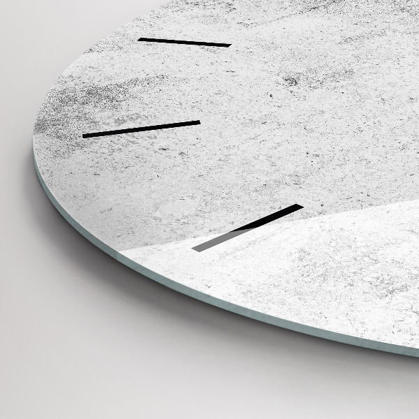 Okrúhle hodiny Betónová stena