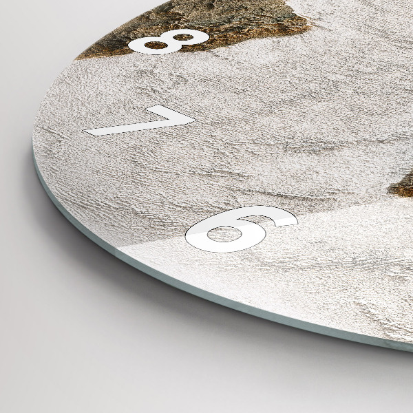 Okrúhle hodiny Stará mapa sveta