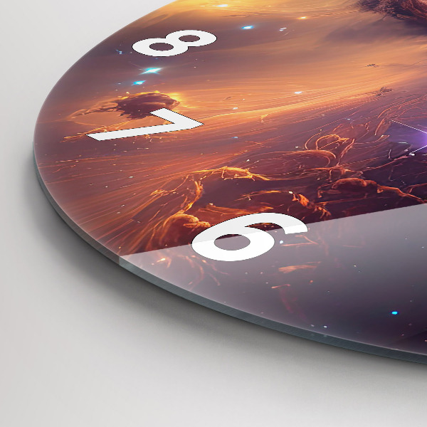 Okrúhle hodiny Kozmický svet hviezd