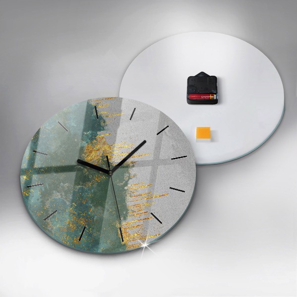 Okrúhle hodiny Dekoratívny vzor