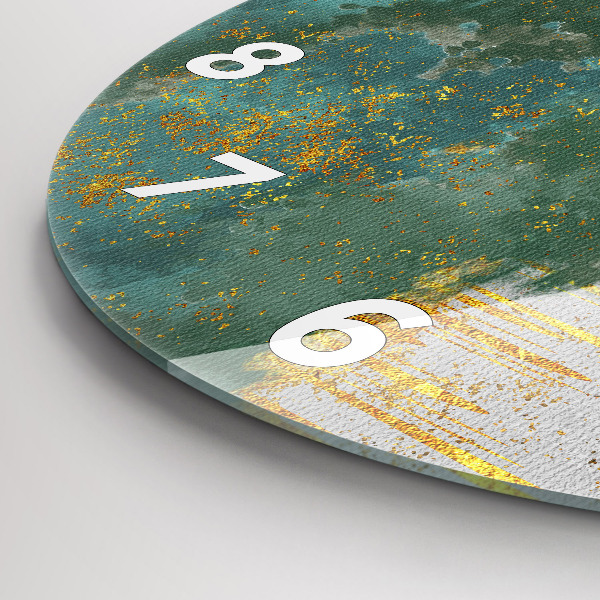 Okrúhle hodiny Dekoratívny vzor