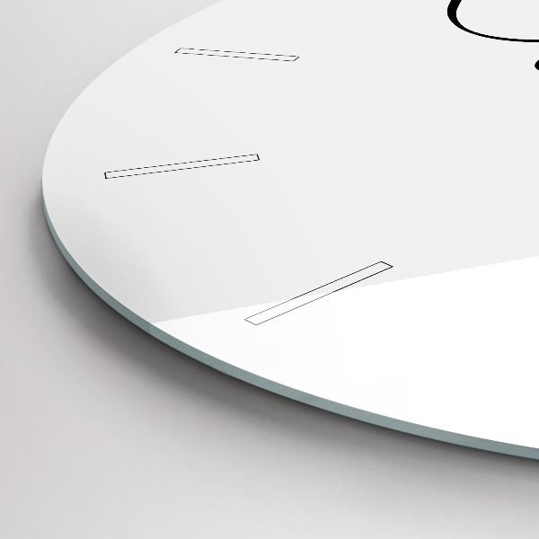 Okrúhle hodiny Cestovný nápis