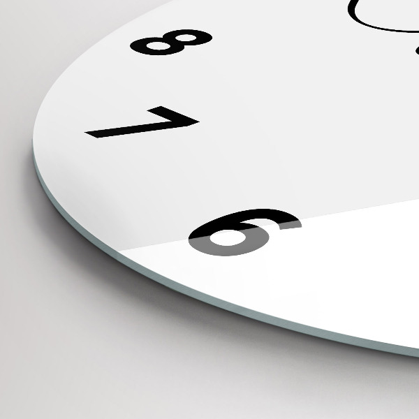 Okrúhle hodiny Cestovný nápis