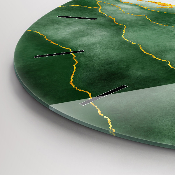 Okrúhle hodiny Listy abstrakcie