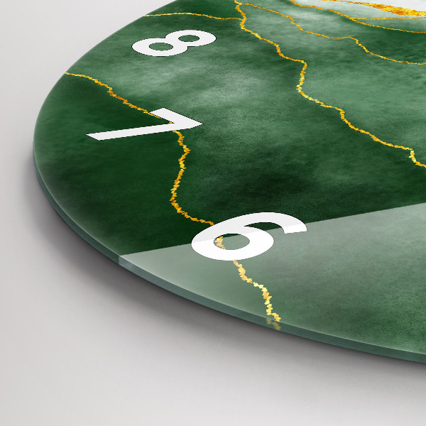 Okrúhle hodiny Listy abstrakcie