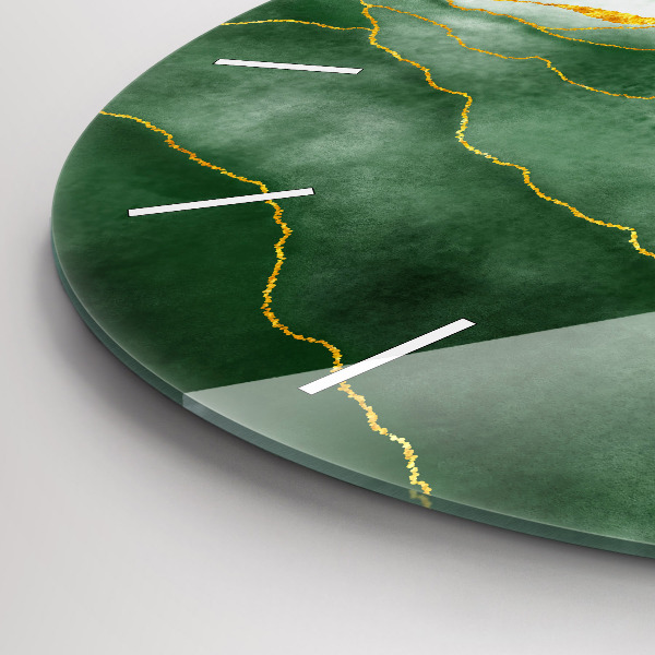 Okrúhle hodiny Listy abstrakcie