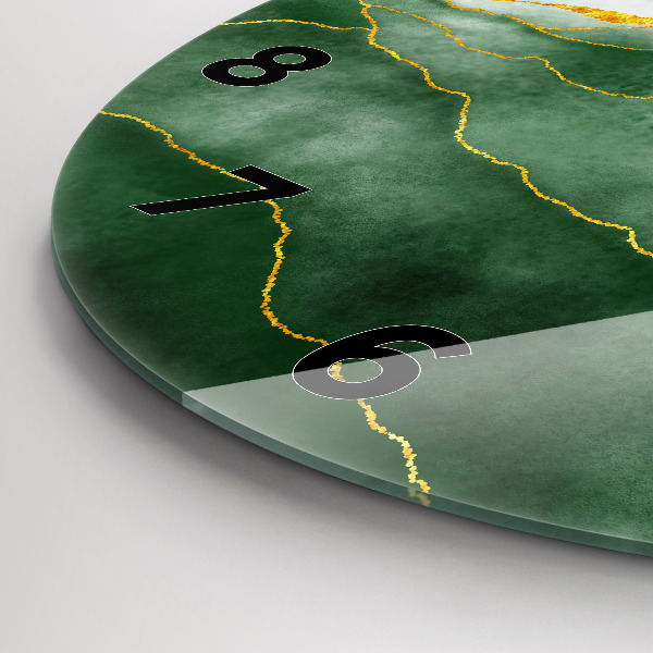 Okrúhle hodiny Listy abstrakcie