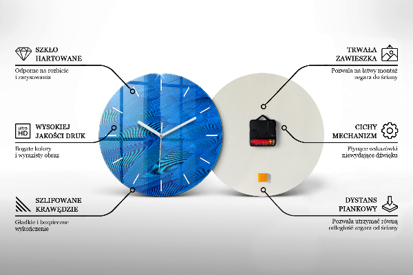 Okrúhle hodiny Minimalistické olivy
