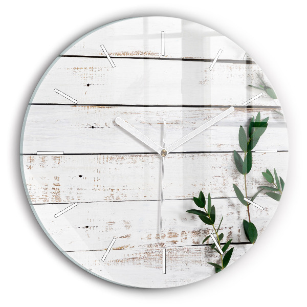 Okrúhle hodiny Drevené svetelné dosky