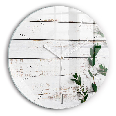 Okrúhle hodiny Drevené svetelné dosky