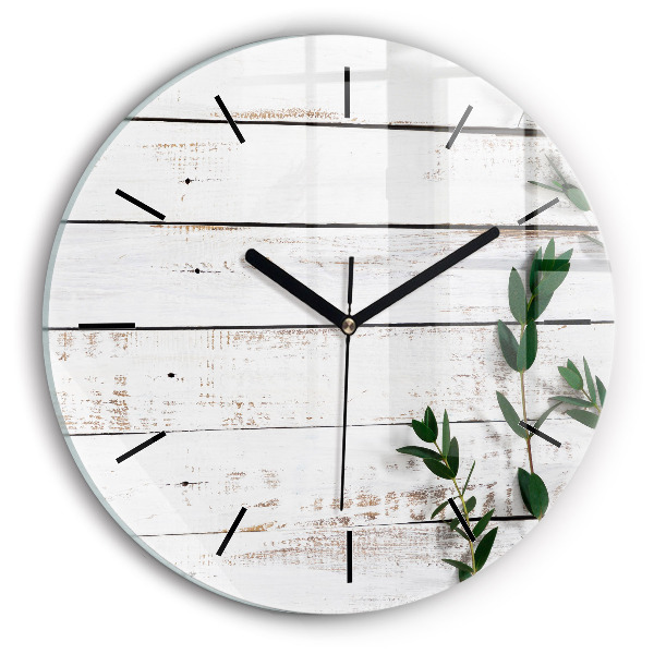 Okrúhle hodiny Drevené svetelné dosky