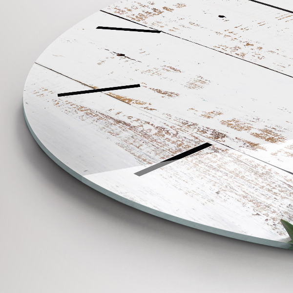 Okrúhle hodiny Drevené svetelné dosky