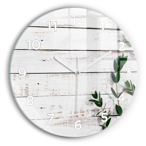 Okrúhle hodiny Drevené svetelné dosky