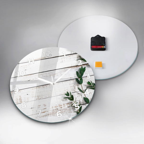 Okrúhle hodiny Drevené svetelné dosky