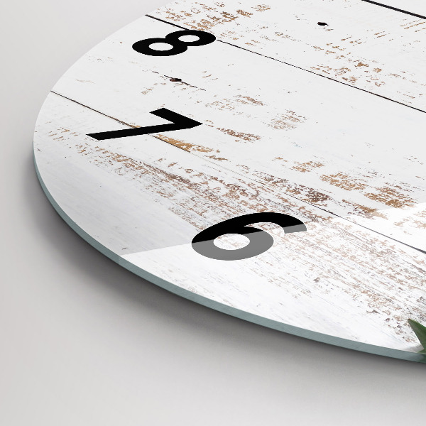 Okrúhle hodiny Drevené svetelné dosky