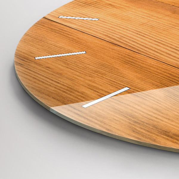 Okrúhle hodiny Drevené dosky