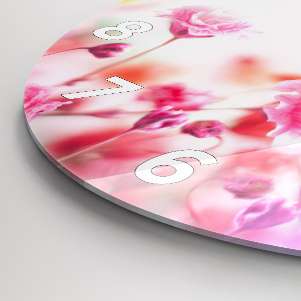 Okrúhle hodiny Kvety na lúke