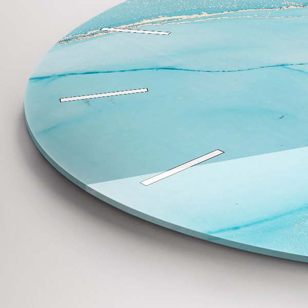 Okrúhle hodiny Dekoratívny mramor