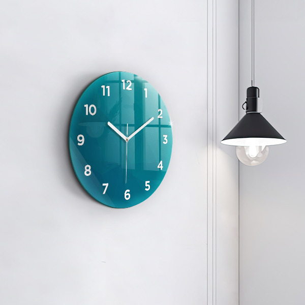 Okrúhle hodiny Námorná abstrakcia