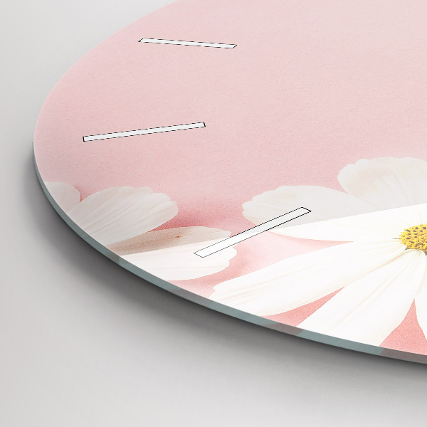 Okrúhle hodiny Kvety sedmokrásky