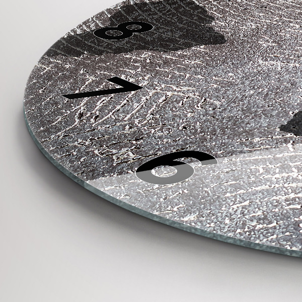 Okrúhle hodiny Konkrétna mapa sveta