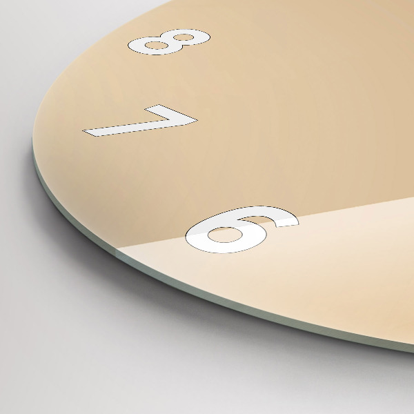 Okrúhle hodiny Abstraktné svetlo