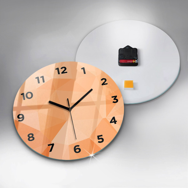 Okrúhle hodiny Abstraktné trojuholníky