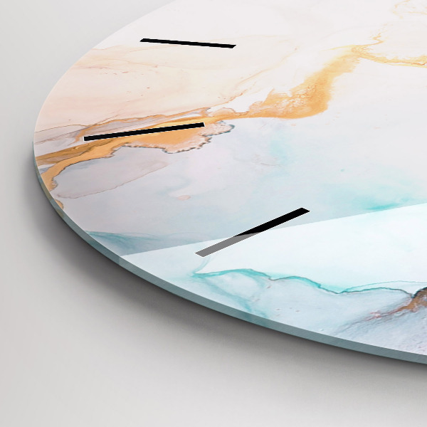 Okrúhle hodiny Abstraktný obraz