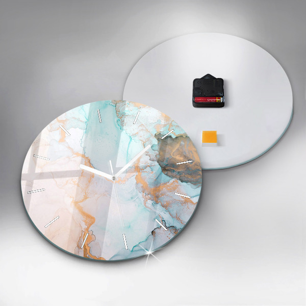 Okrúhle hodiny Abstraktný obraz