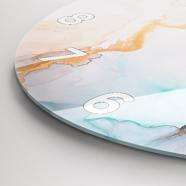 Okrúhle hodiny Abstraktný obraz