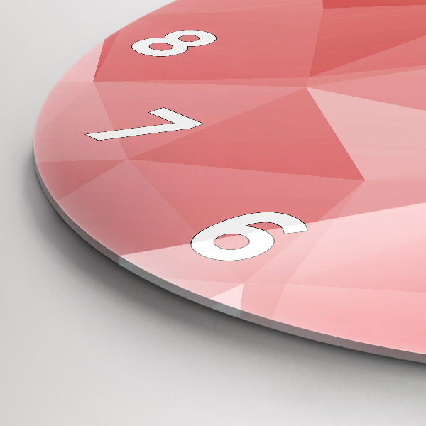 Okrúhle hodiny Abstrakcia trojuholníkov