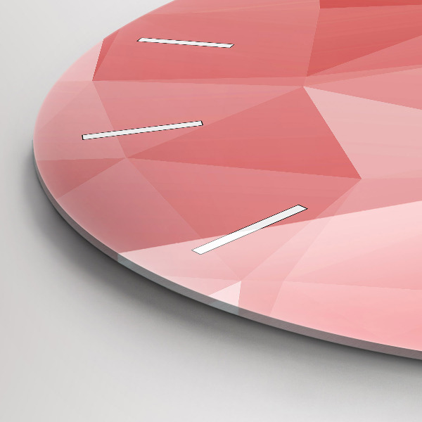 Okrúhle hodiny Abstrakcia trojuholníkov