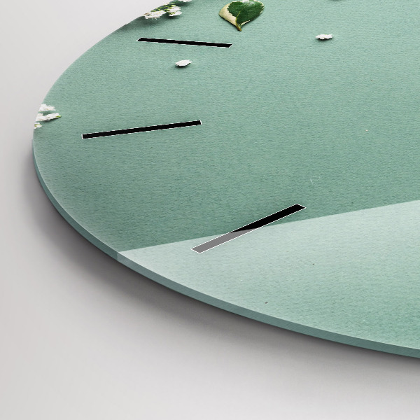 Okrúhle hodiny Jemné kvety