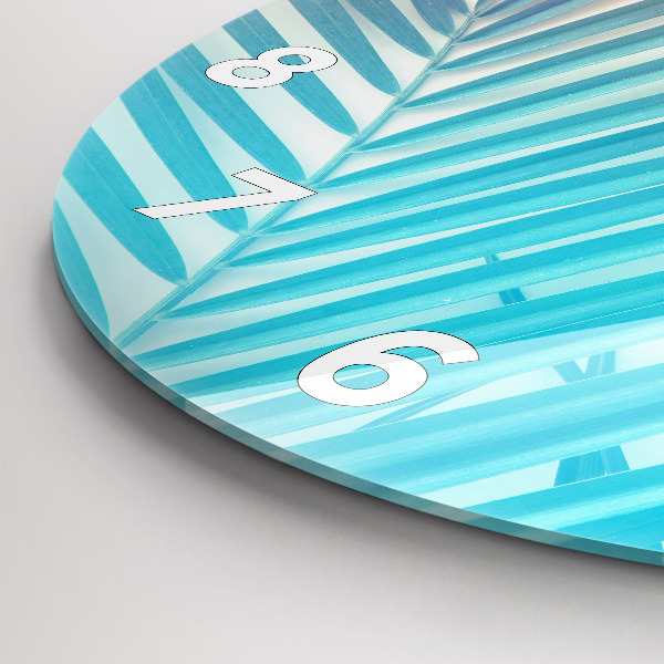 Okrúhle hodiny Tropická palma