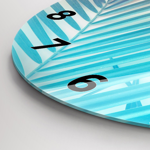 Okrúhle hodiny Tropická palma