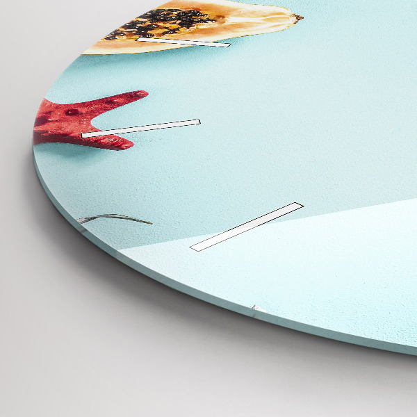 Okrúhle hodiny Prázdninové zloženie