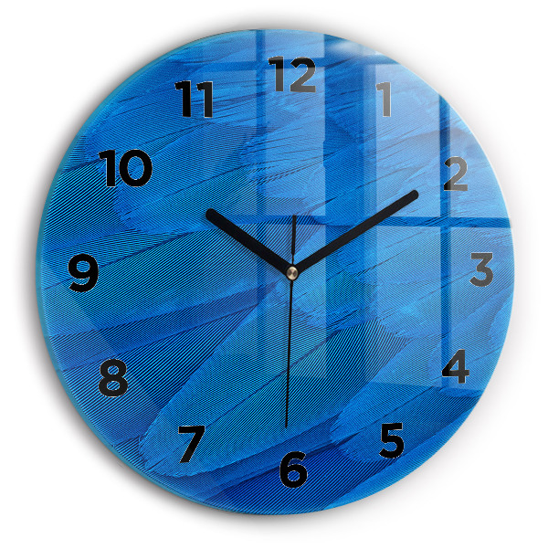 Okrúhle hodiny Vtáčie pierko