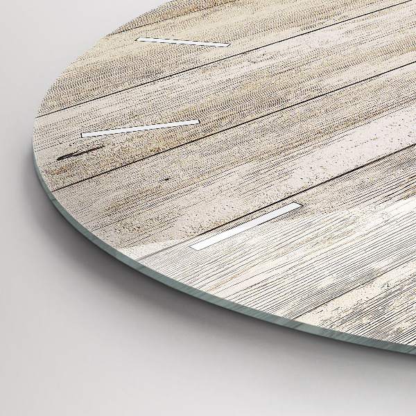 Okrúhle hodiny Drevené panely