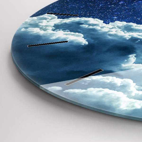 Okrúhle hodiny Nočná obloha