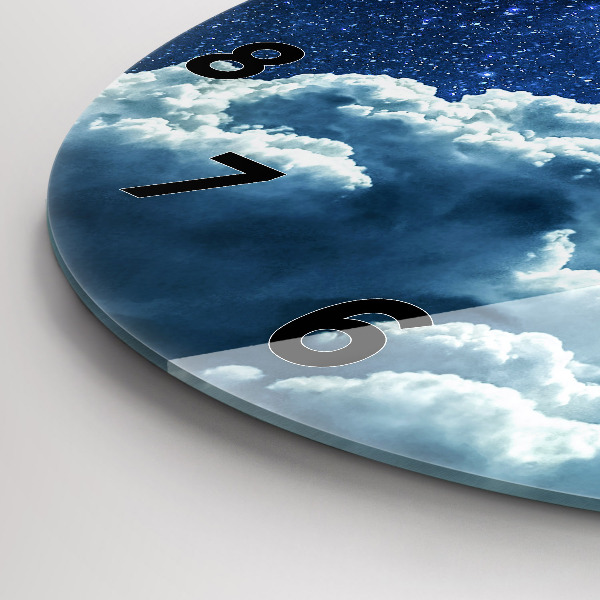 Okrúhle hodiny Nočná obloha