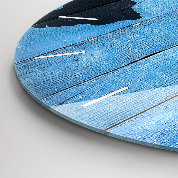 Okrúhle hodiny Mapa sveta na doskách