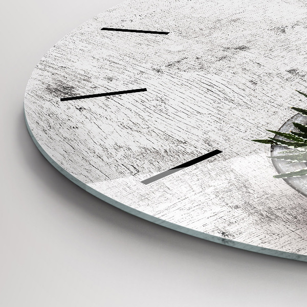 Okrúhle hodiny Dekoratívne rastliny