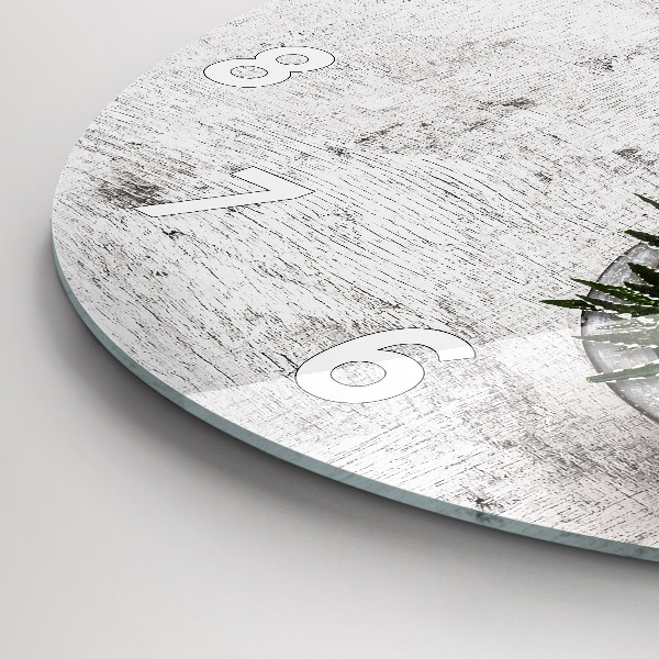 Okrúhle hodiny Dekoratívne rastliny