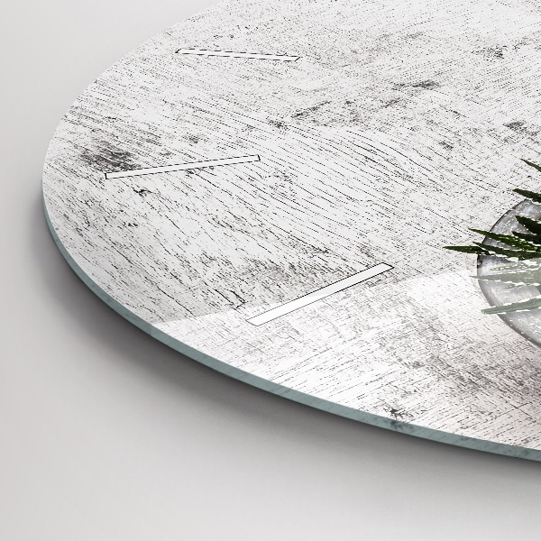 Okrúhle hodiny Dekoratívne rastliny