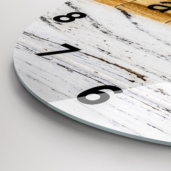 Okrúhle hodiny Nápis Rodina