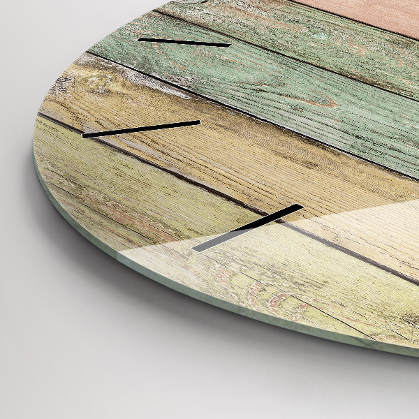 Okrúhle hodiny Farebné dosky