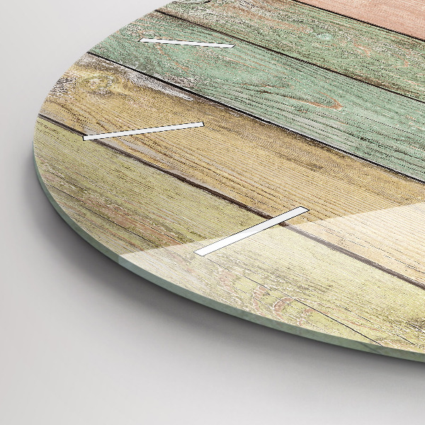 Okrúhle hodiny Farebné dosky