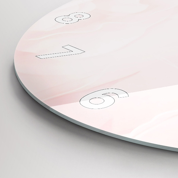 Okrúhle hodiny Kvitnúce ruže