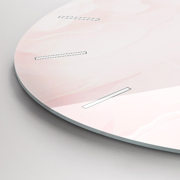 Okrúhle hodiny Kvitnúce ruže